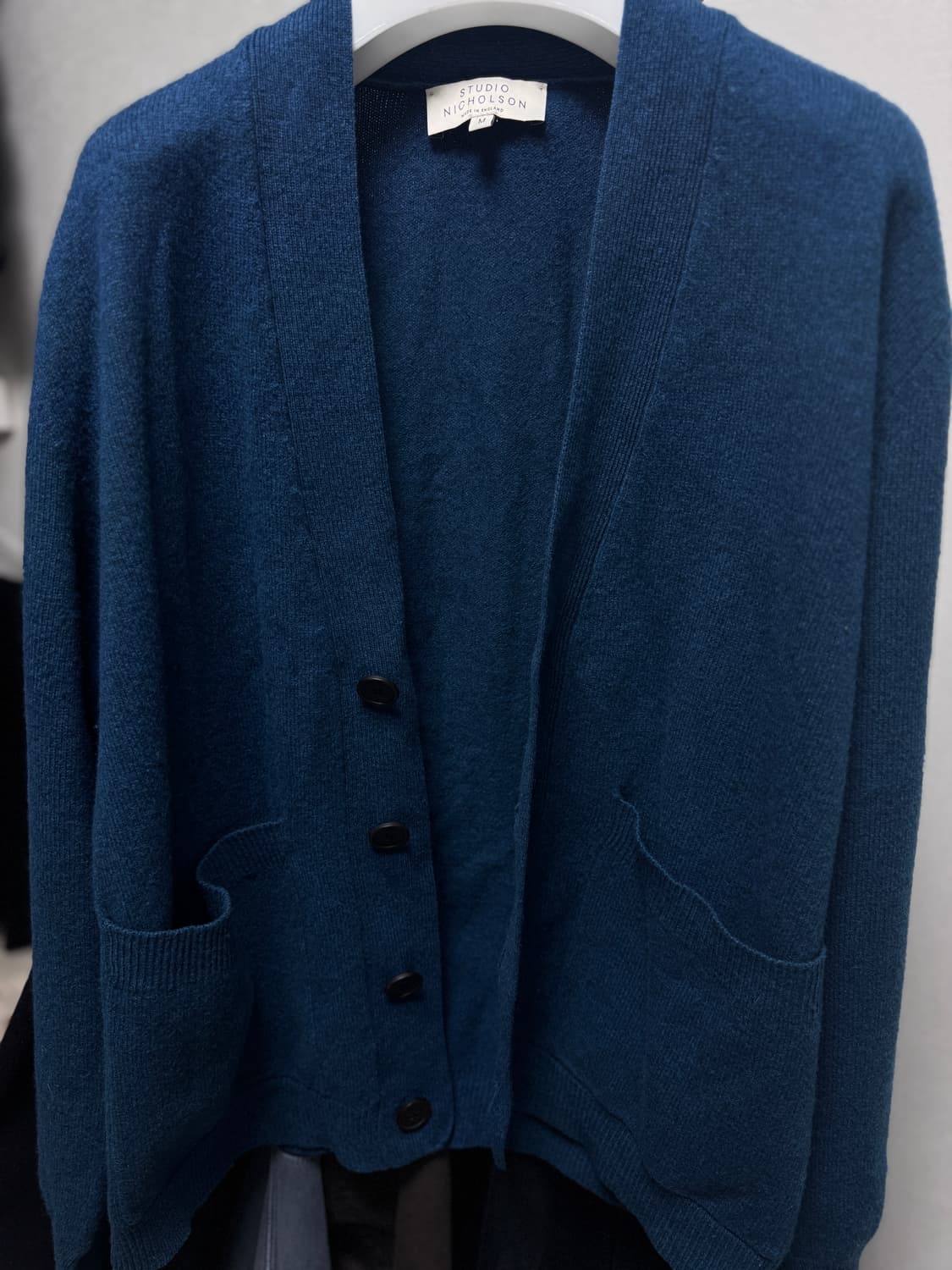 스튜디오 니콜슨 aire 램스울 가디건 M 상품이미지1