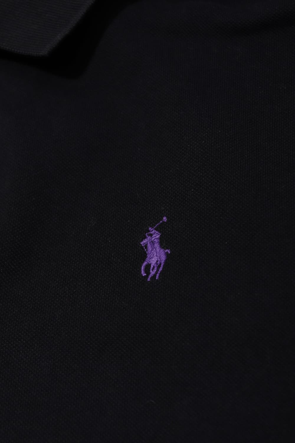 폴로 랄프 로렌 블랙 코튼 폴로 카라티 size L 상품이미지4