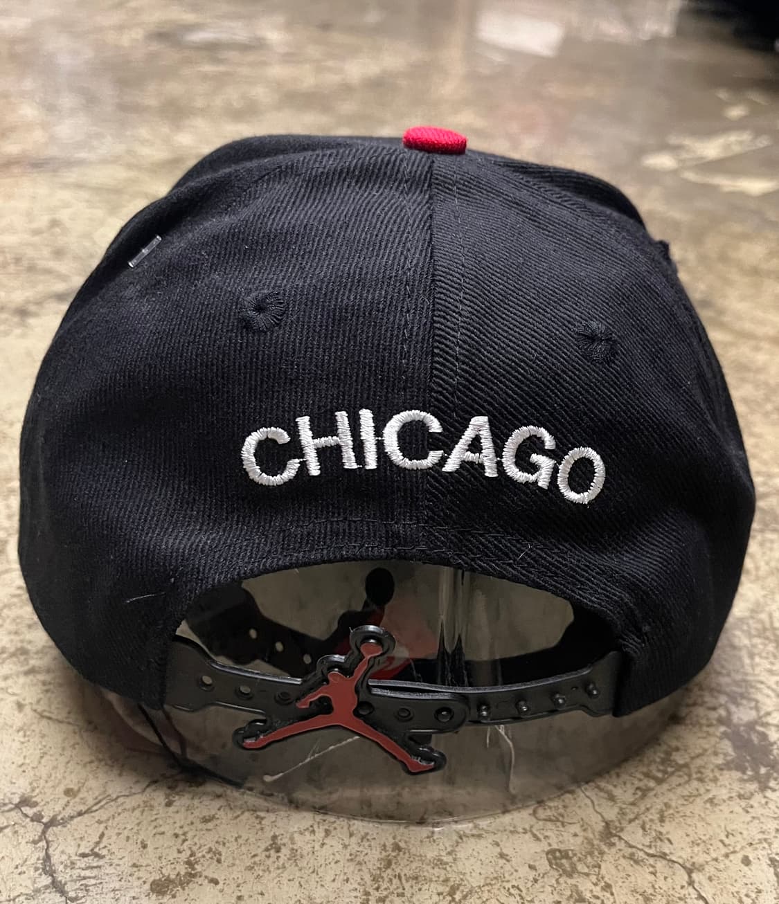 90s 마이클 조던 데드스탁 레스토랑 볼캡 블랙/레드 상품이미지4