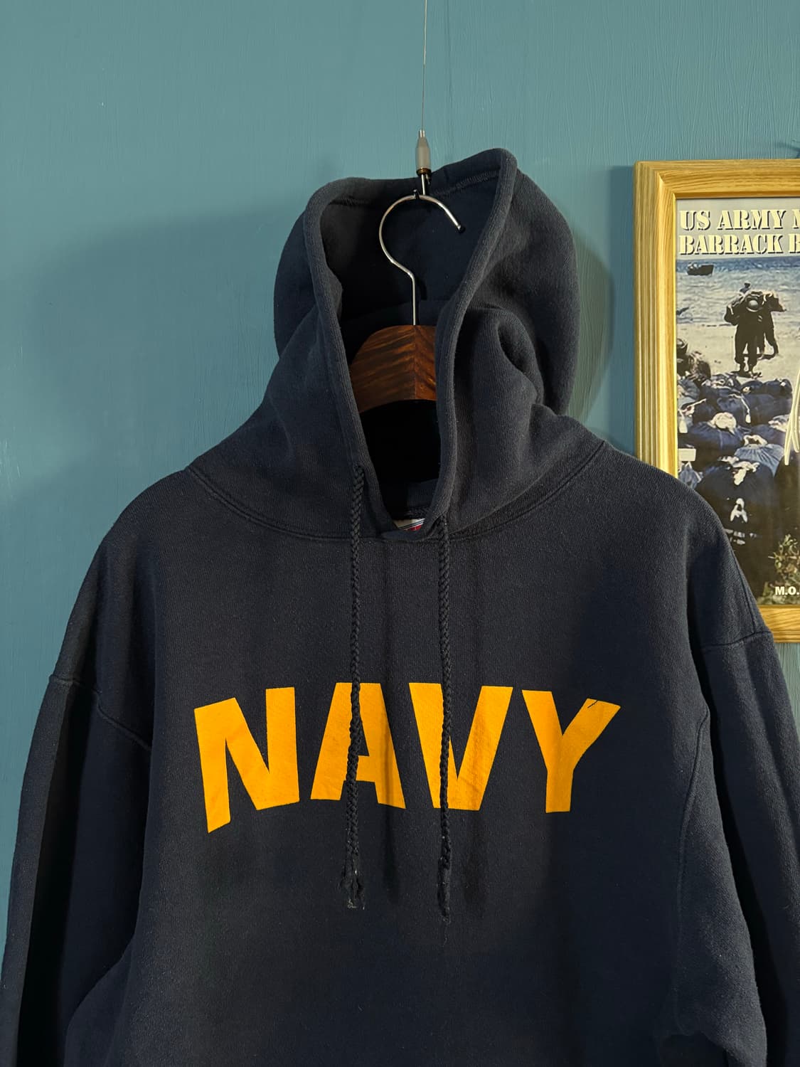90-00‘s Soffe US Navy Sweat Hooded 상품이미지2