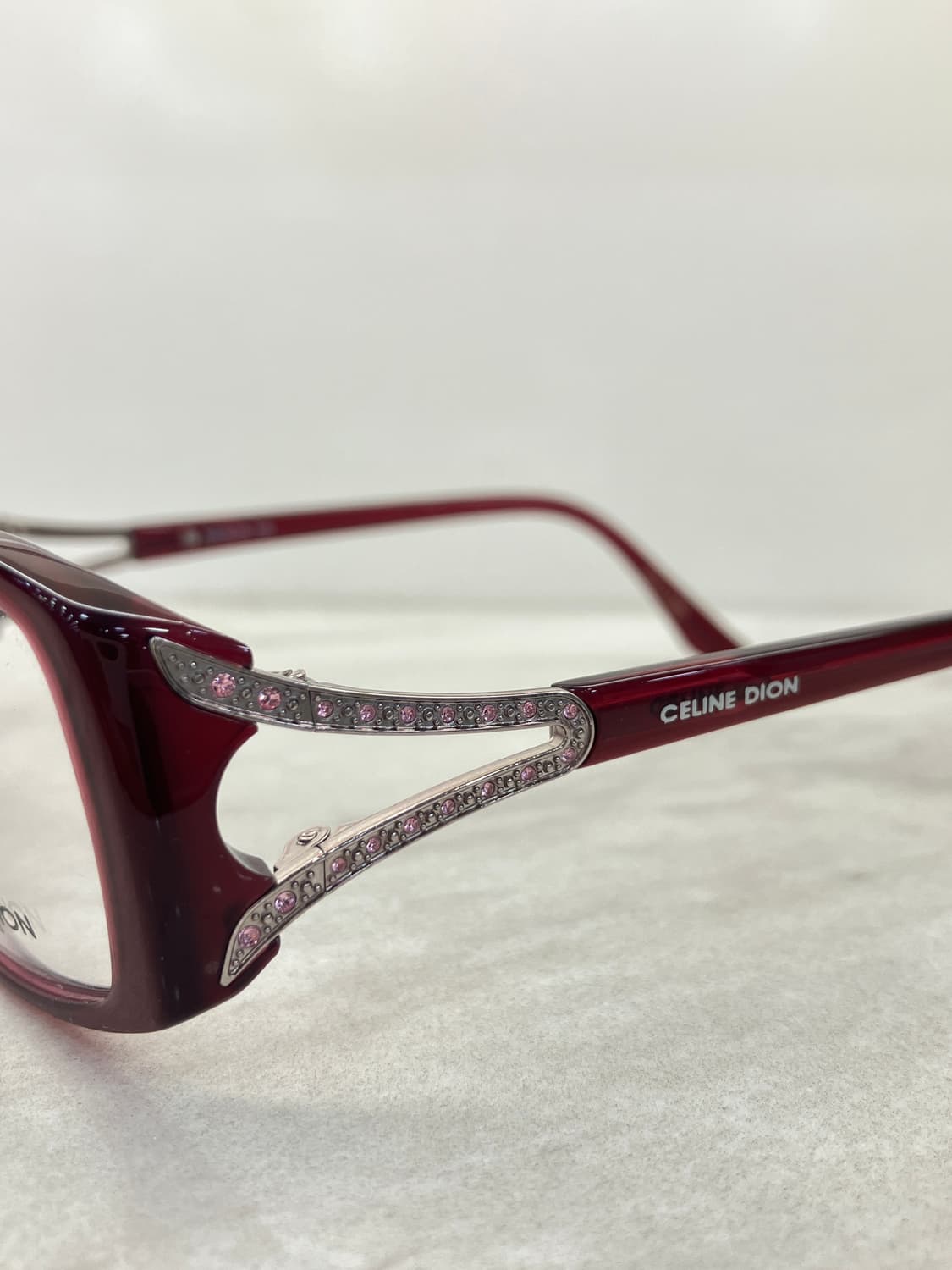 셀린디옹 Celine Dion 바이올렛 소프트 스퀘어 큐빅 뿔테 안경 상품이미지5