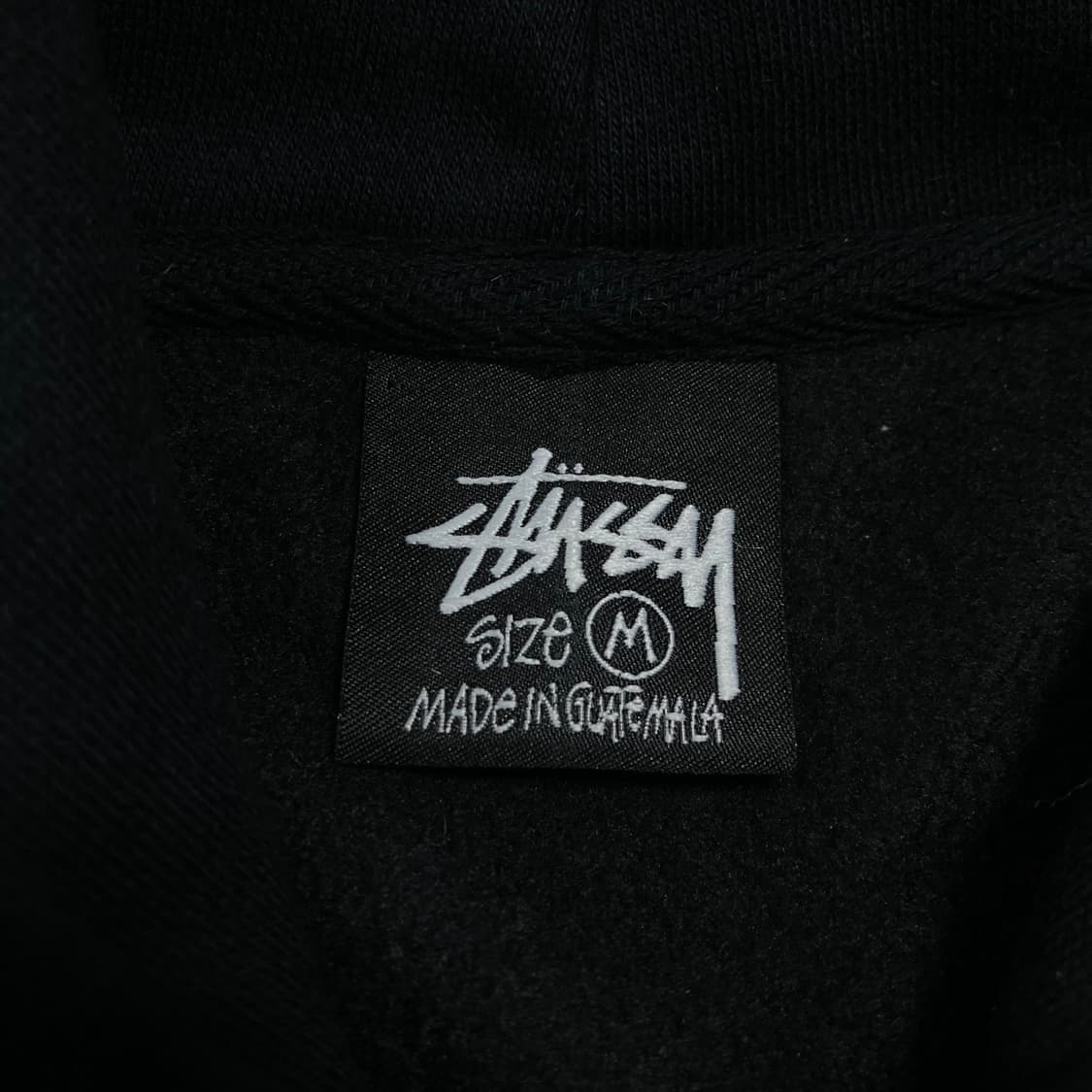 스투시 월드투어 빅로고 블랙 후드티 상품이미지4