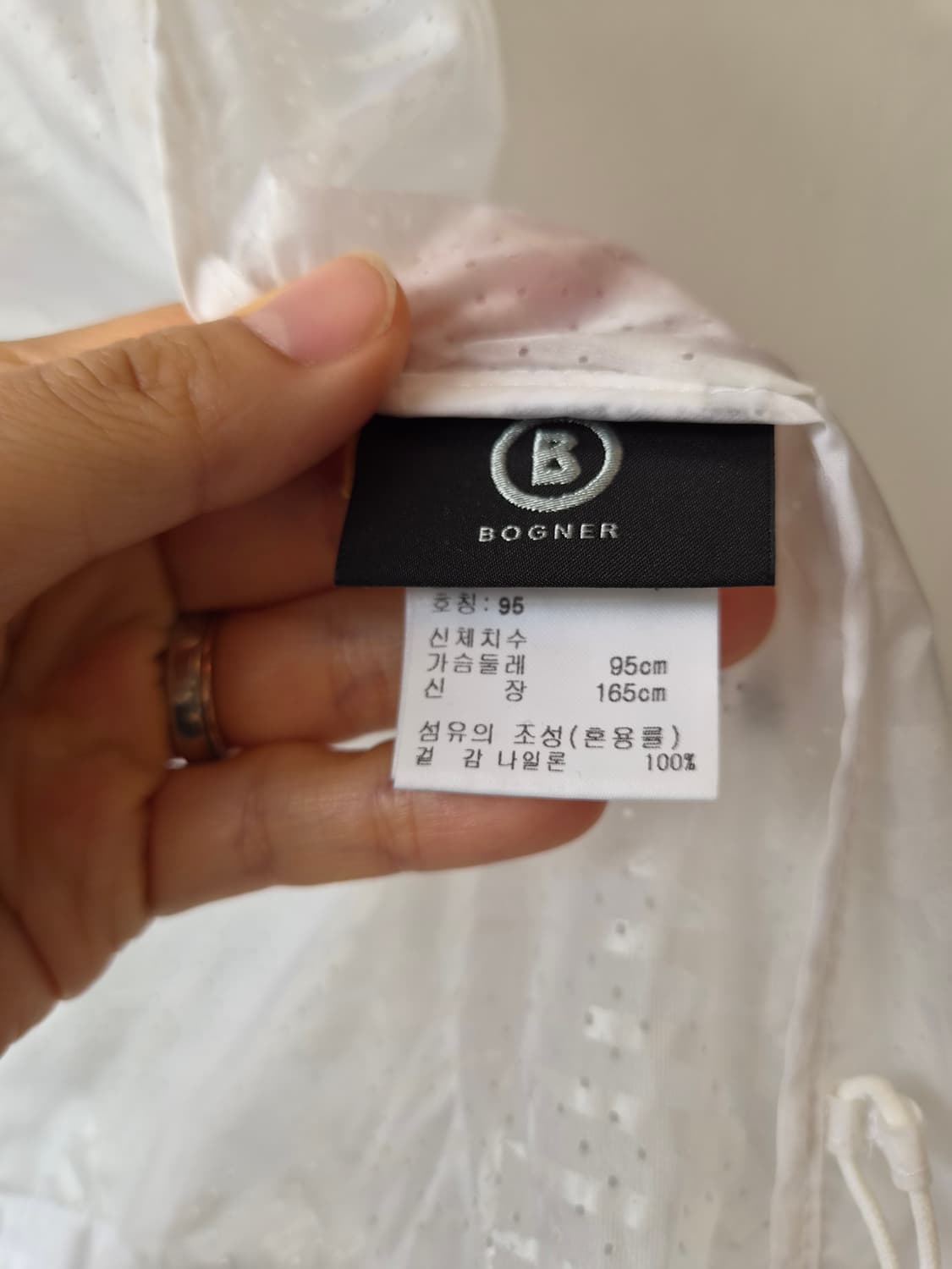 보그너 여성 초경량바람막이조끼 95사이즈 상품이미지8