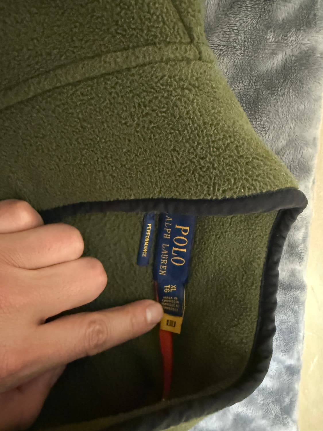 폴로 폴리스 허프집업 팝니다 상품이미지2