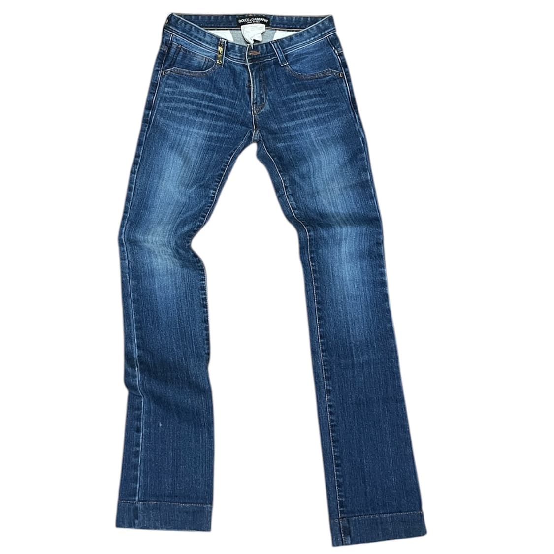 돌체앤가바나 우먼즈 컬렉션 메탈로고 데님 팬츠 상품이미지1