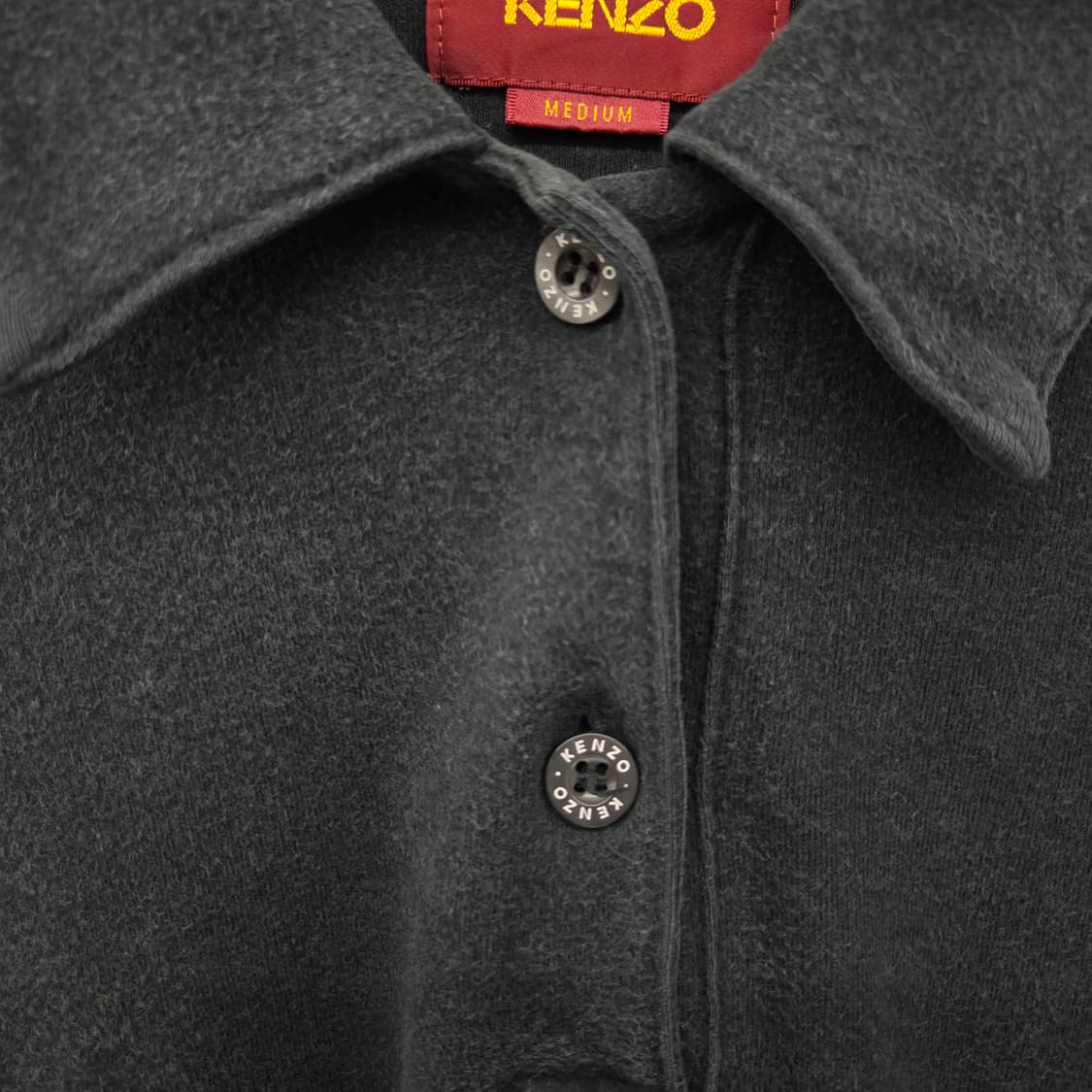 KENZO 겐조 블랙 긴팔 폴로티 공용M 상품이미지2