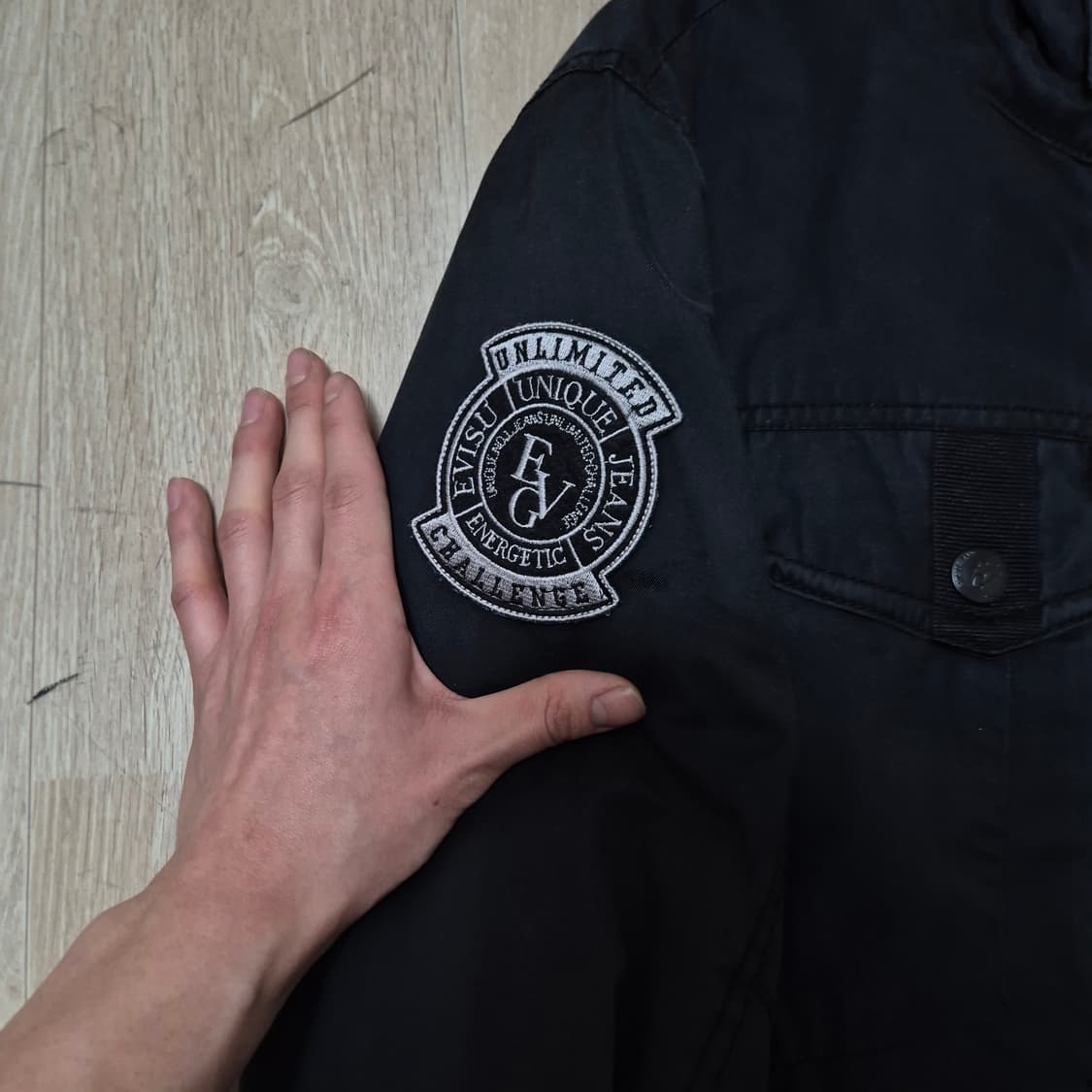 EVISU 에비수 사이드와펜 밀리터리 필드자켓 M(95) 상품이미지5