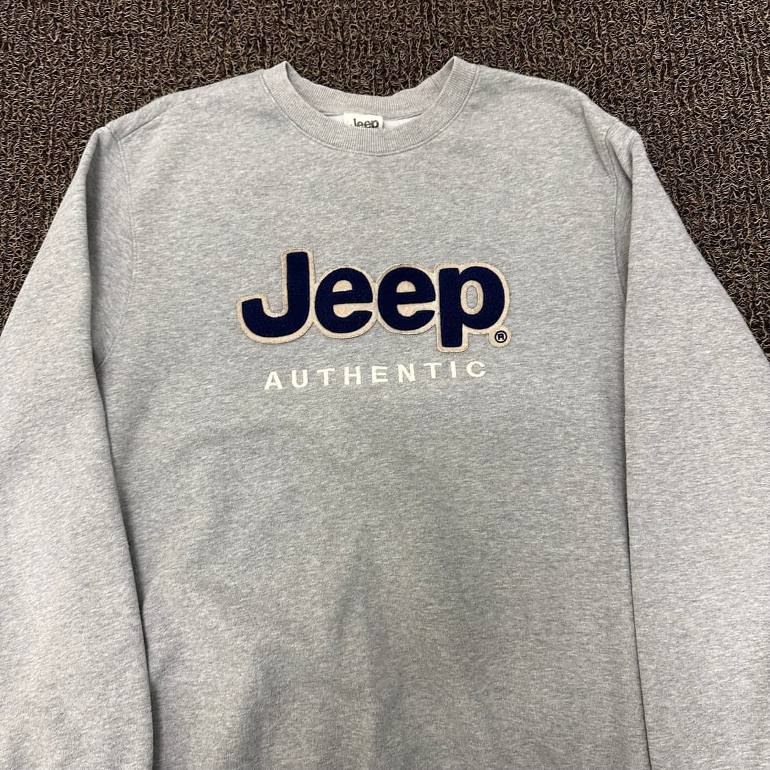 Jeep 지프 맨투맨 그레이 100(L) 상품이미지2