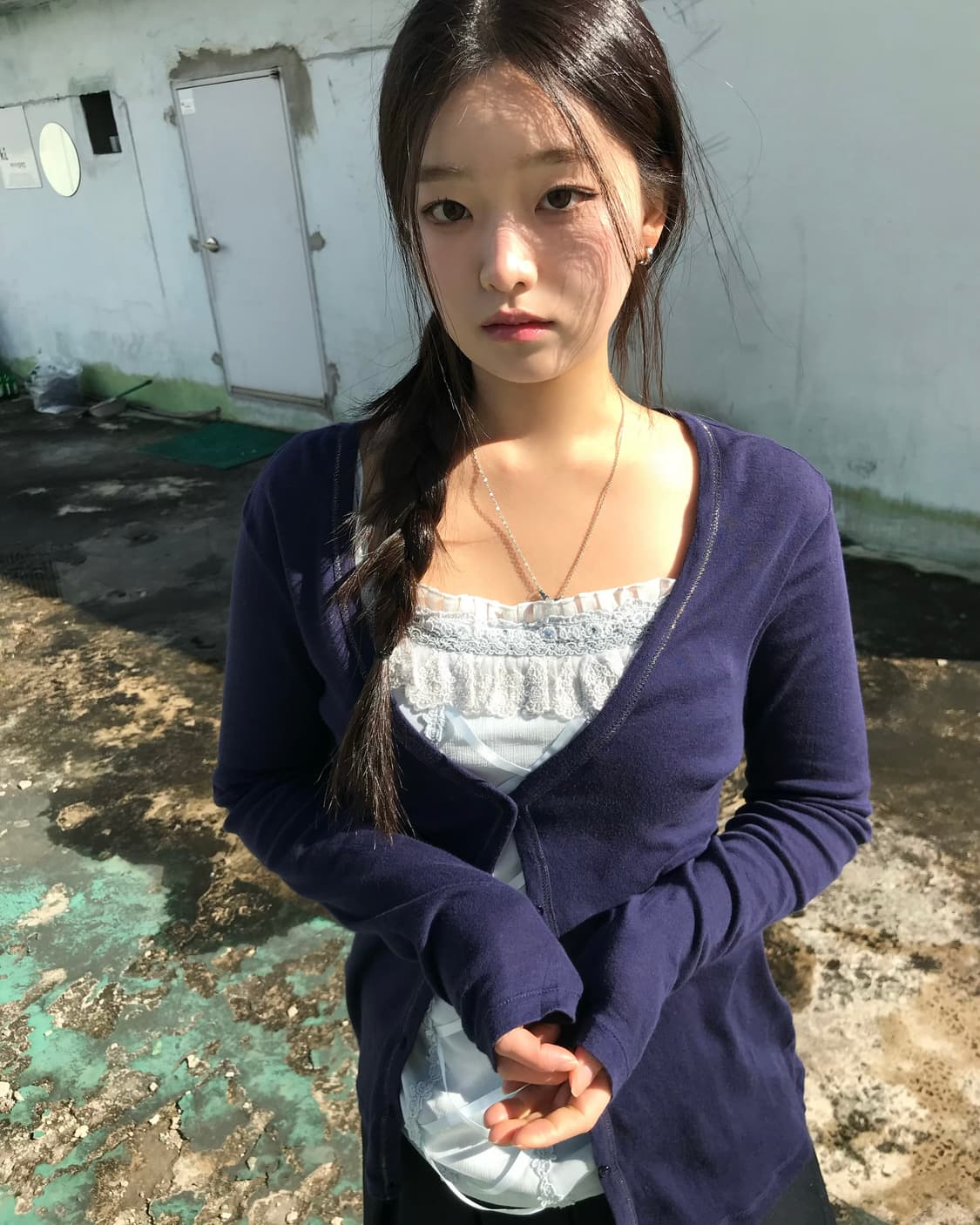 레이스 리본 코르셋 나시  상품이미지5