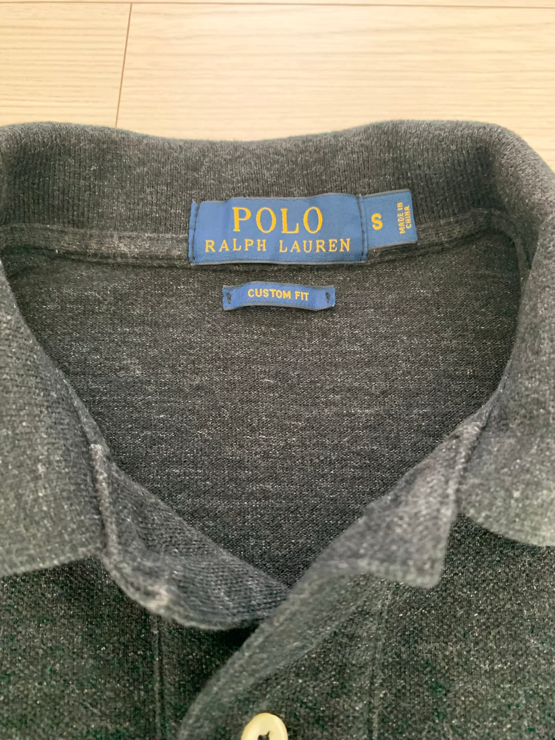 폴로 랄프로렌 차콜 반팔 카라티 상품이미지3