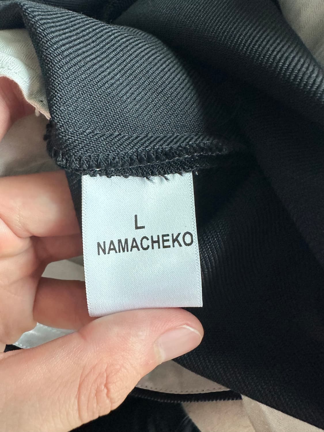 나마체코 스터드 스냅 버튼 팬츠 상품이미지4