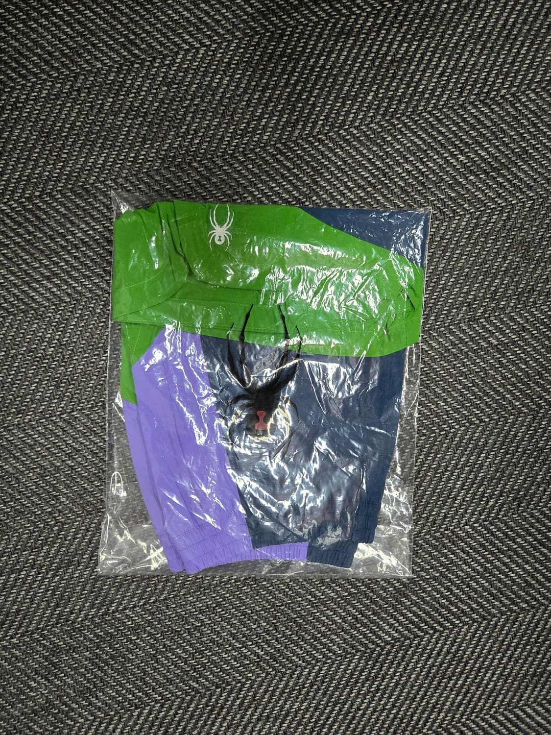 스파이더 컬러블록 우븐 반바지 상품이미지5