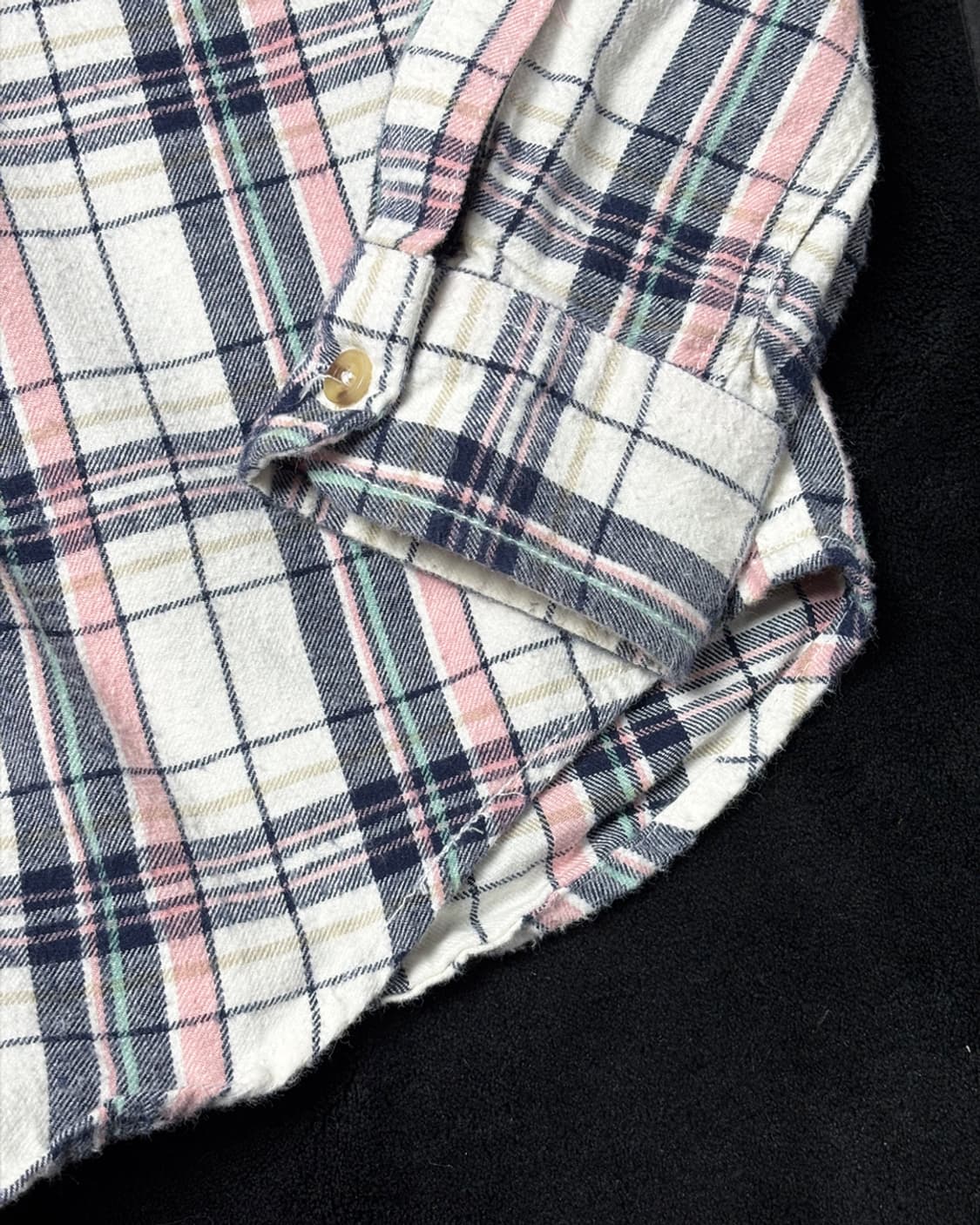 일본빈티지 east boy 체크셔츠 상품이미지5
