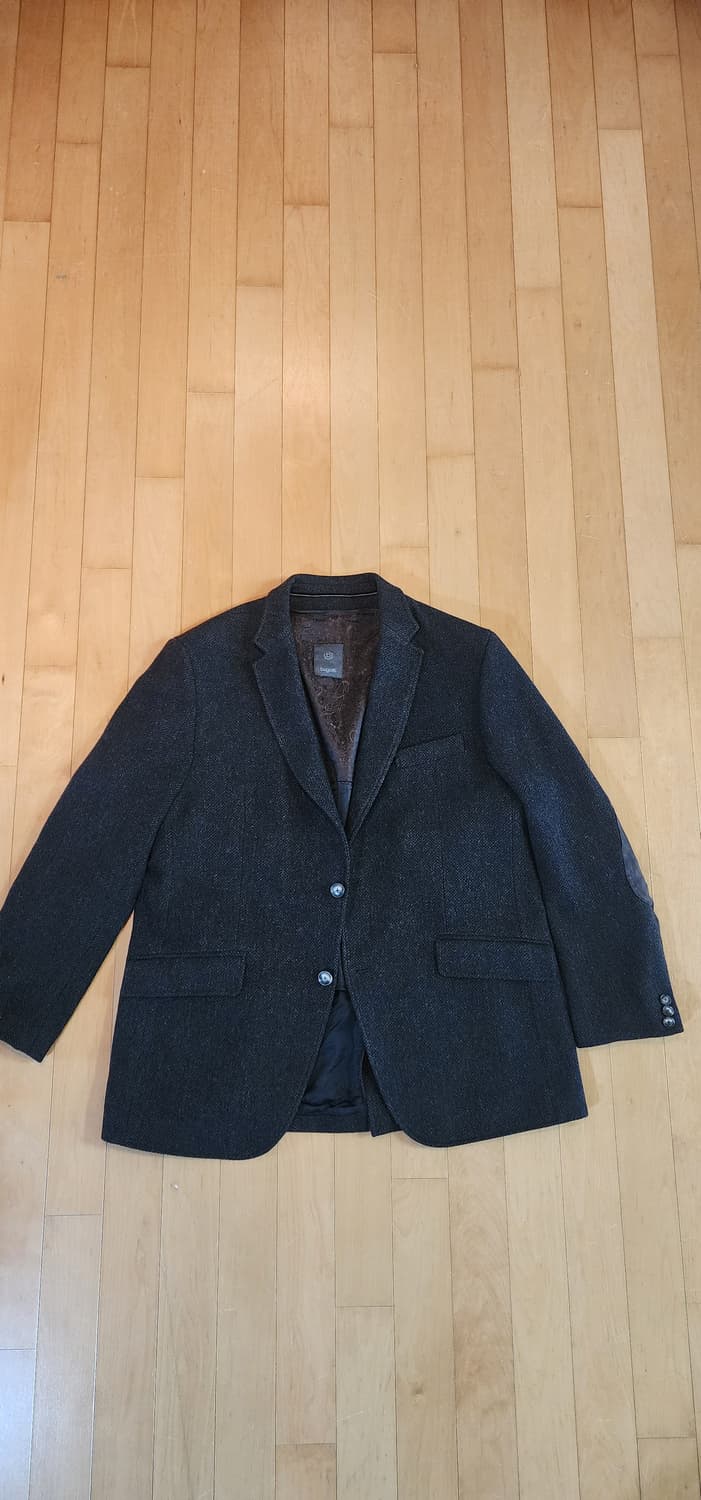 브라운 모직 트위드자켓 XL 상품이미지4