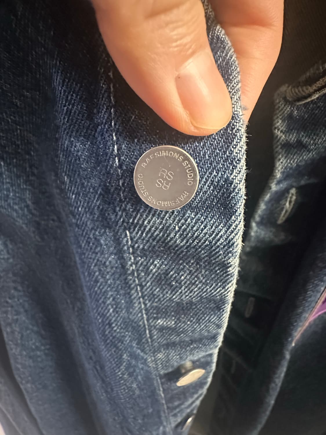 [L] 라프시몬스 아카이브 데님 셔츠 자켓 상품이미지3