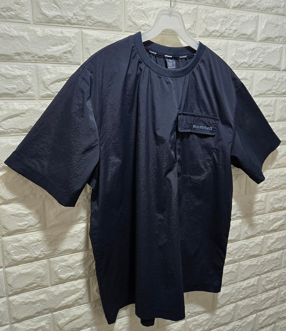 거의새것/ 몽벨 유니 엑티브 우븐 포켓 반팔티 100 상품이미지2