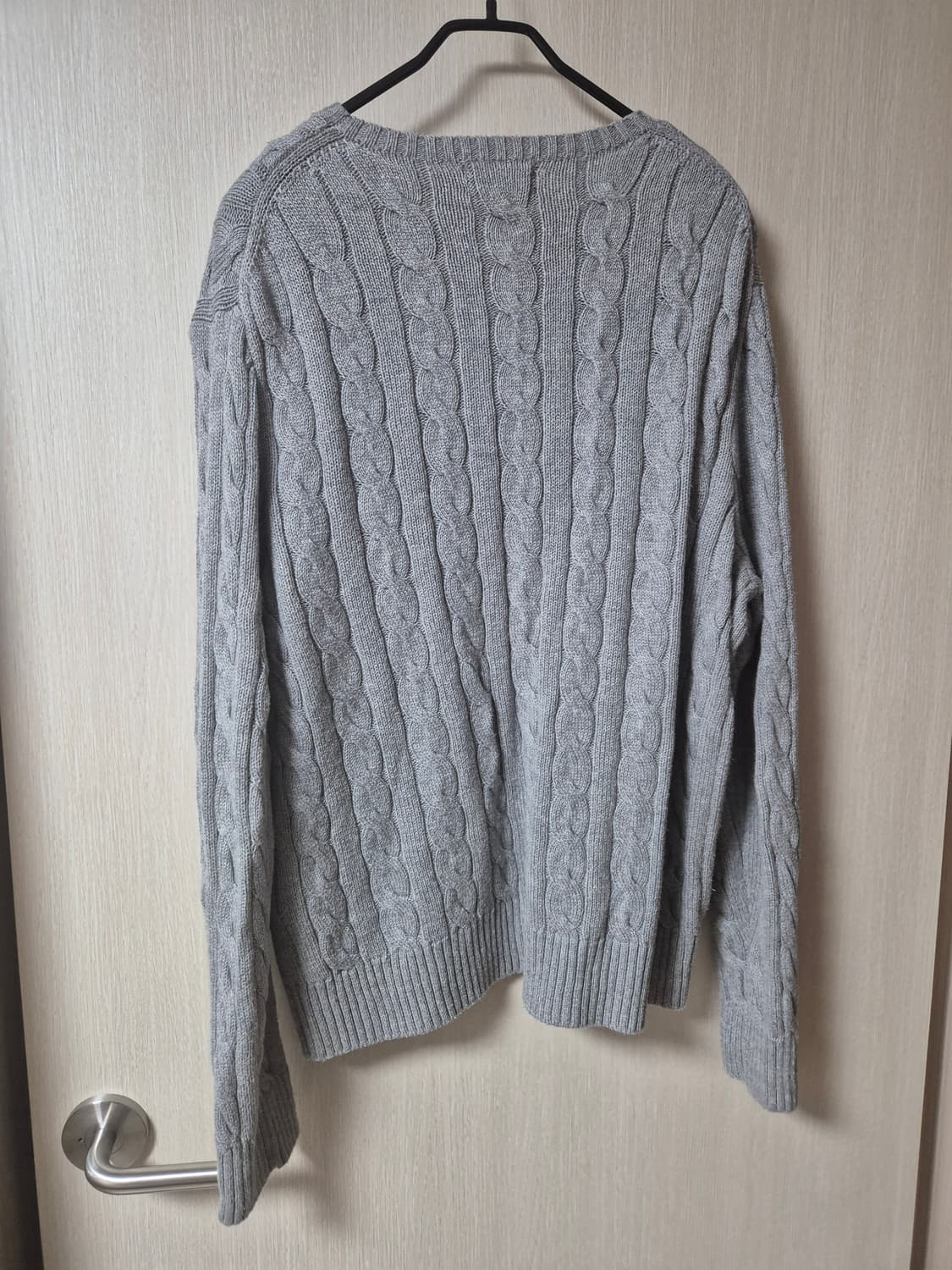 (22년) 폴로 랄프로렌 케이블 니트 라지 신형 큐알 꽈배기니트 라지 상품이미지2