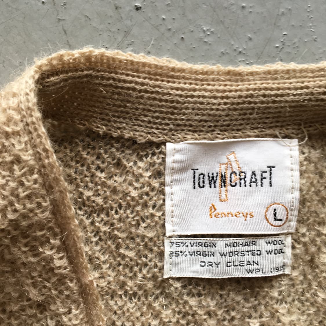 1960’s Towncraft Mohair Cardigan(데드스탁) 상품이미지6