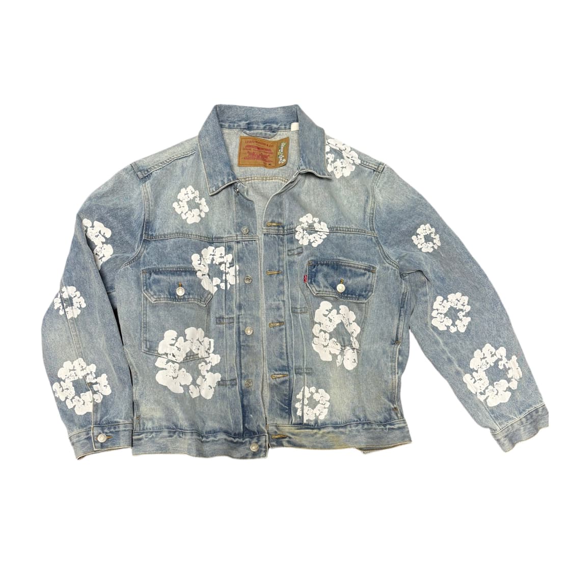 데님티어스x리바이스 타입2 더티워싱데님자켓xl 상품이미지1