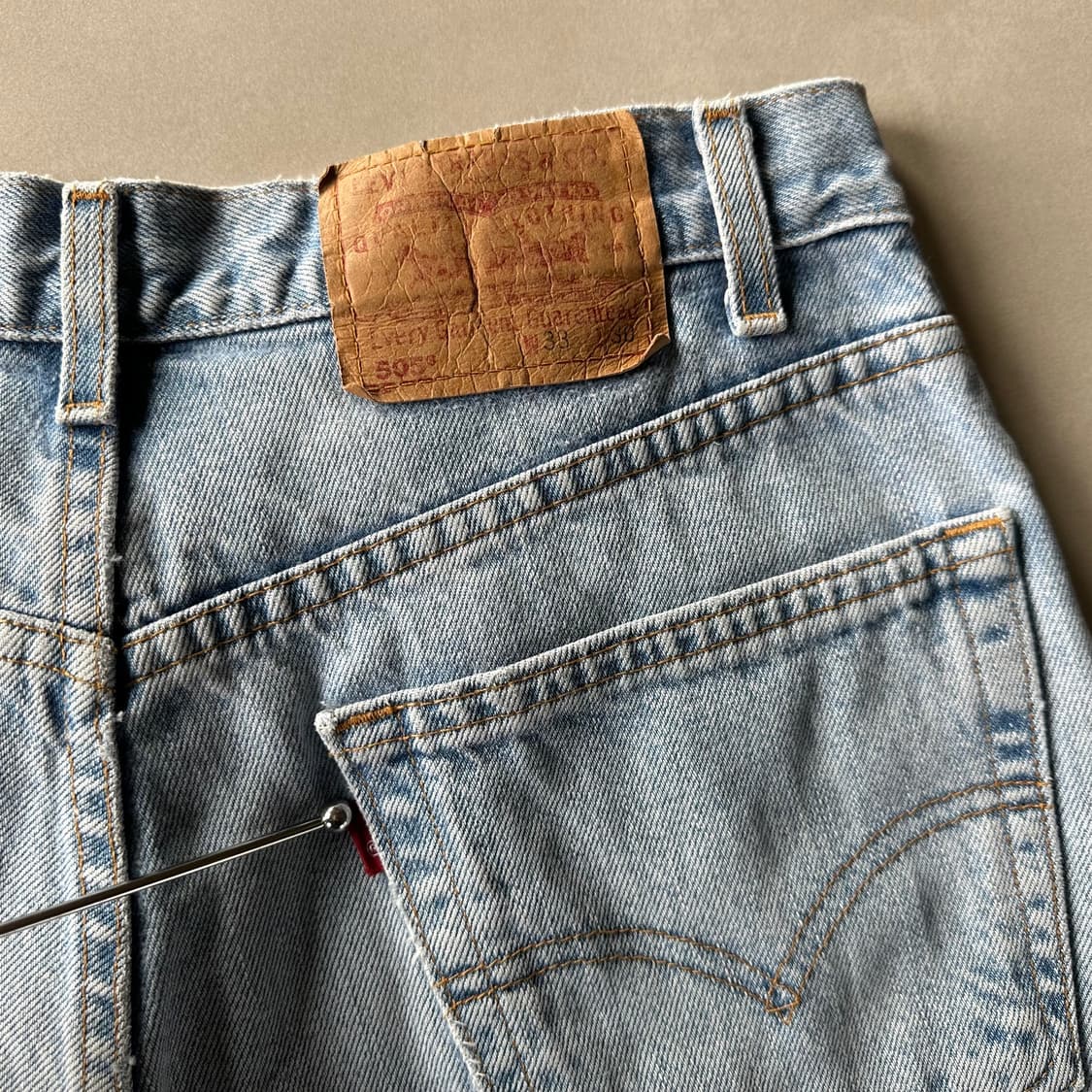 [32인치]리바이스 Levi's 505 레귤러 스트레이트 데님 팬츠 상품이미지6
