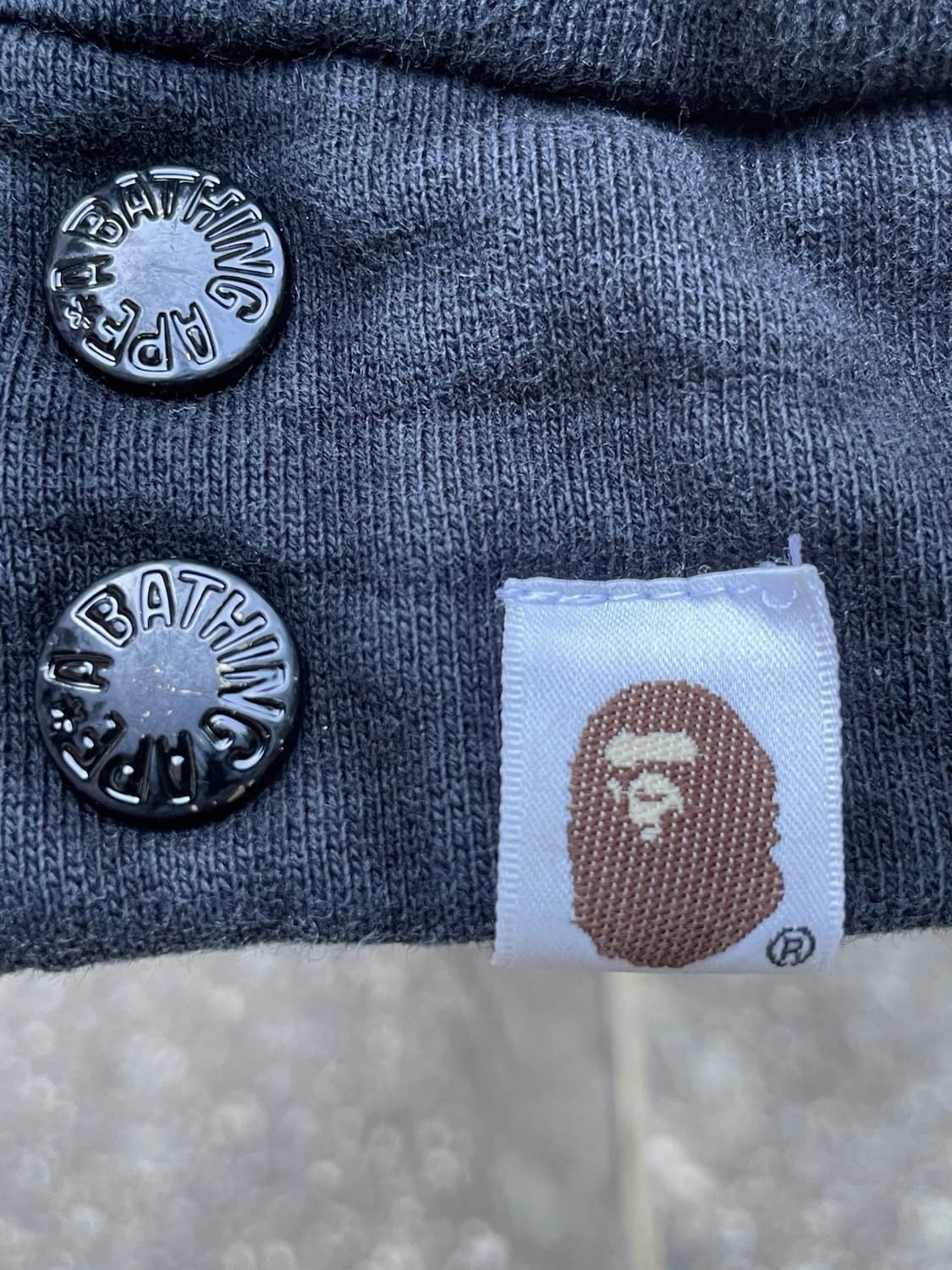  베이프 샤크 인 마일로 후드 바시티 자켓 상품이미지7