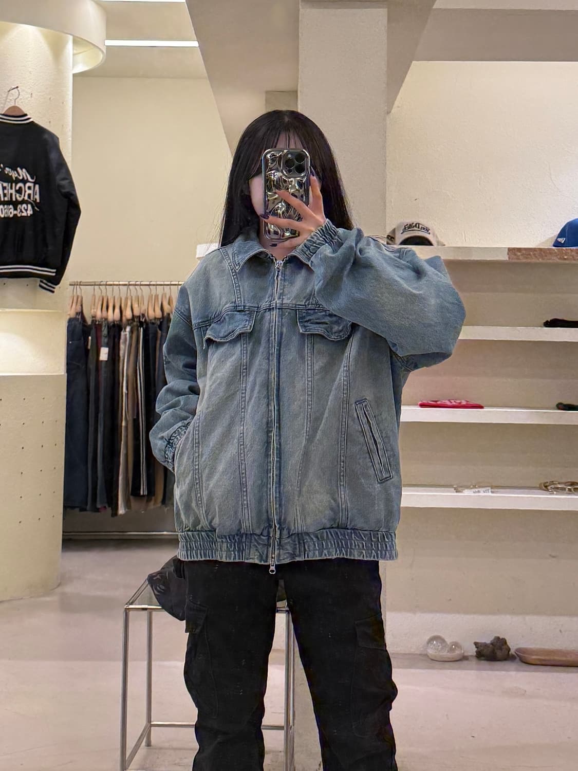 1993스튜디오 워싱 투웨이 데님 자켓 U1668 상품이미지1