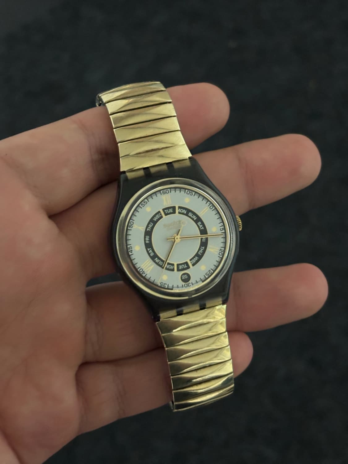 스와치 AG 1994 Day Date gold 상품이미지4