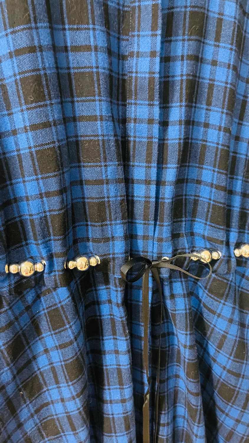 마쥬 maje REBEL 체크 셔츠형 롱 원피스 2사이즈 정가 225유로 상품이미지5