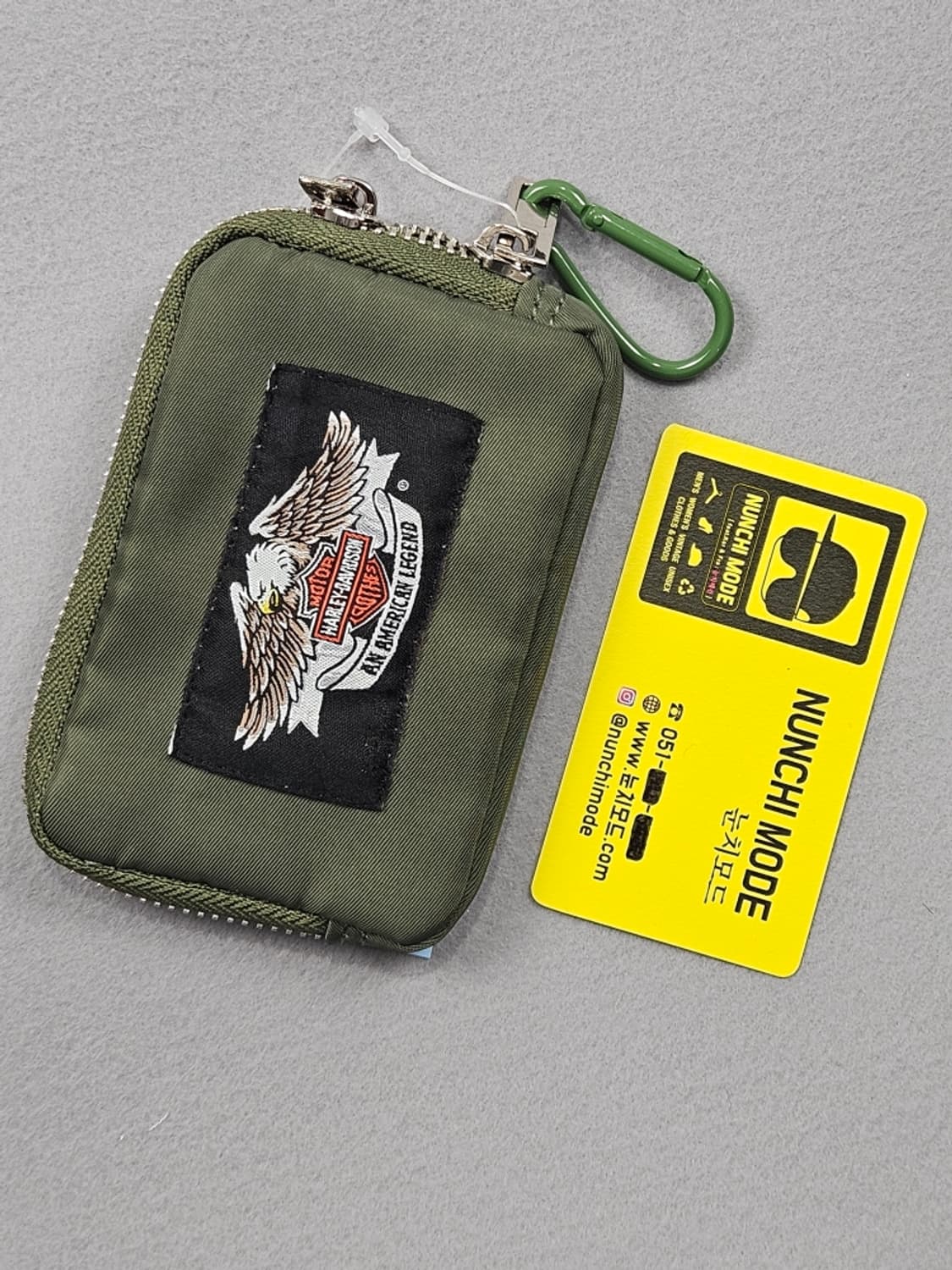 할리데이비슨 라벨 패치드 커스텀 월렛 키링 ( 12X8 ) / 11674 상품이미지6