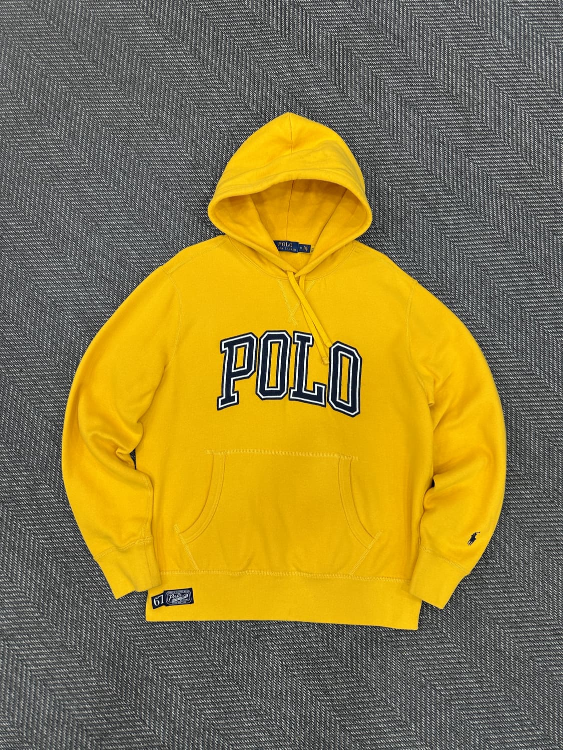 폴로 스펠로고 후드M 상품이미지1