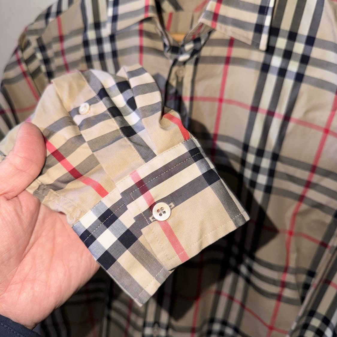 버버리 남성 노바체크 드레스 셔츠 L (105정도) 상품이미지5