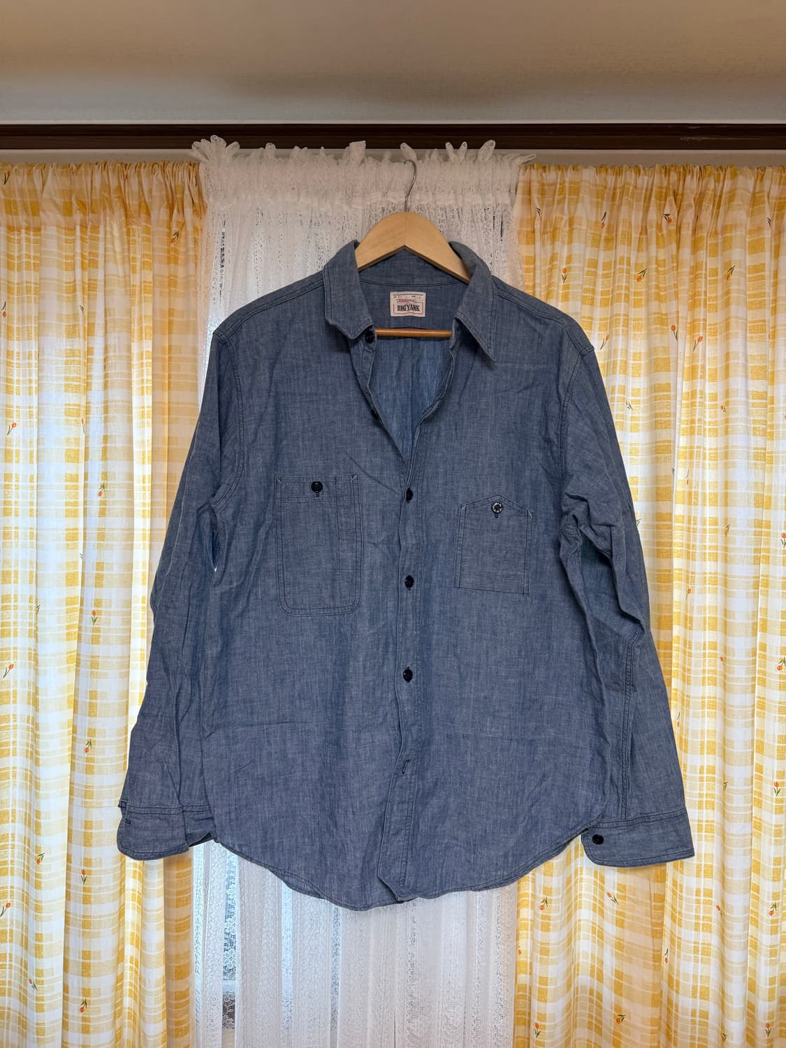 BIG YANK 샴브레이 셔츠 16사이즈 상품이미지1
