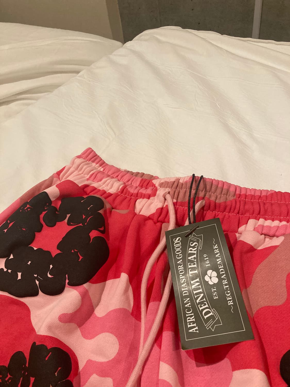 데님 티어스 핑크 반바지 상품이미지3