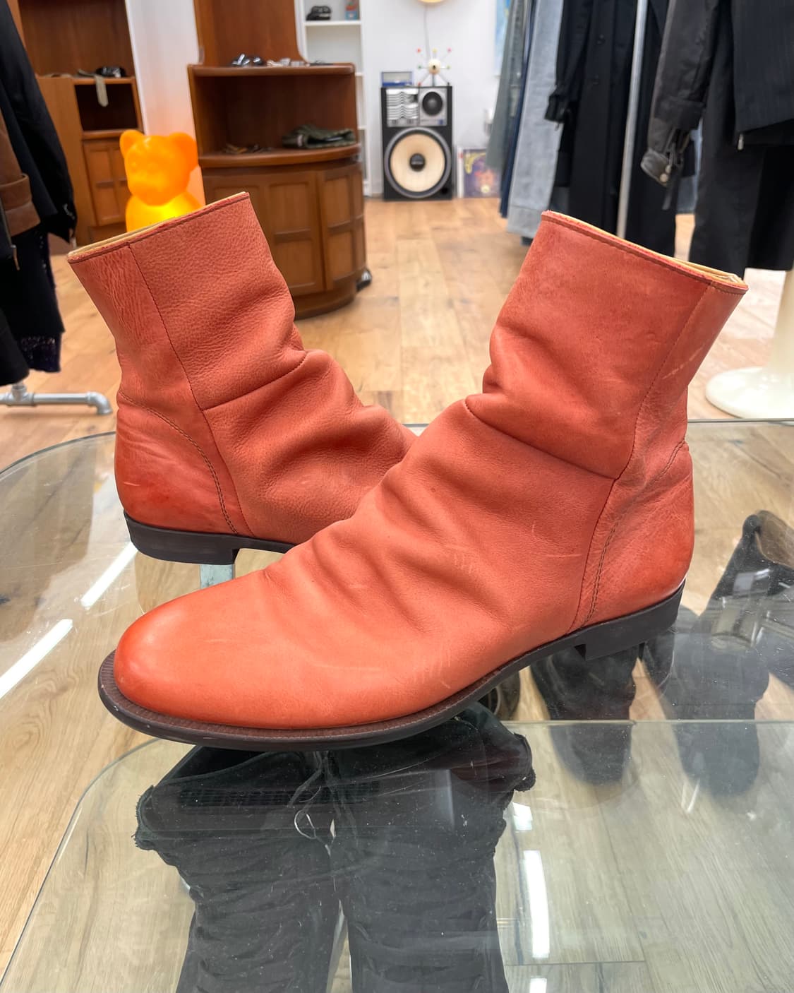 [250] 알프레도바니스타 링클 레더 부츠 상품이미지3