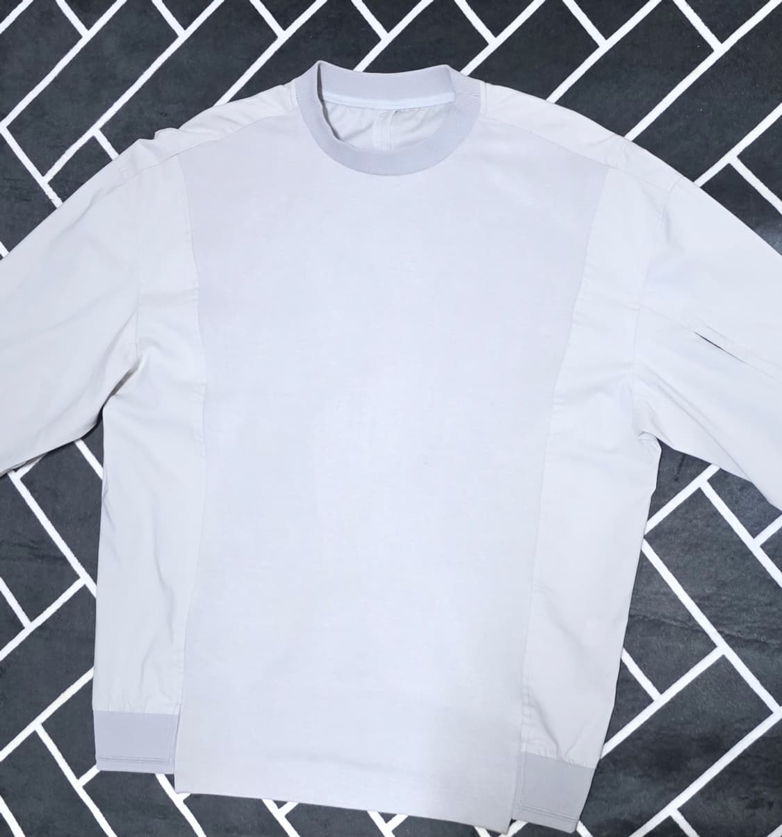 시스템옴므 우븐 맨투맨 상품이미지2