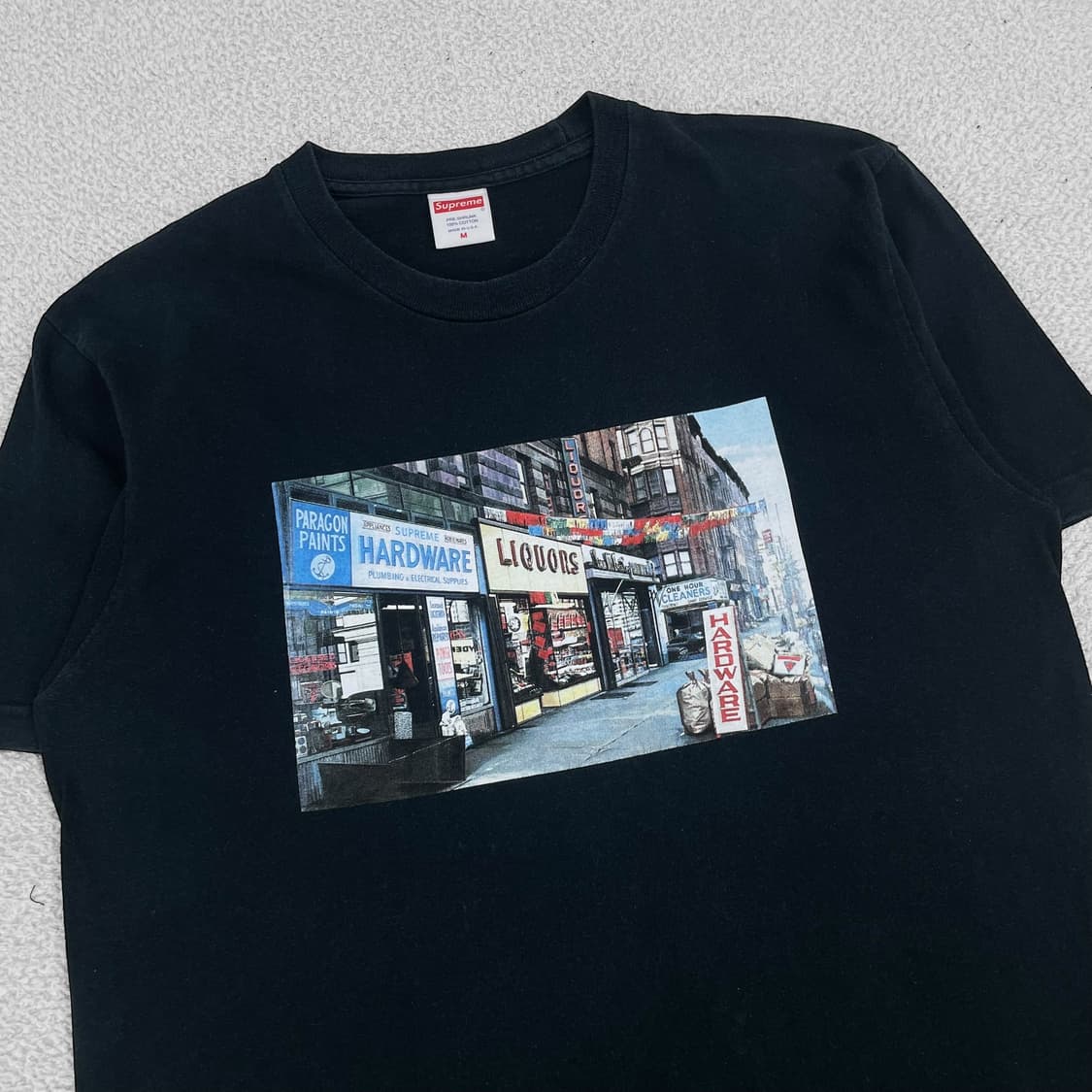 슈프림 Supreme 18ss 하드웨어 반팔티 블랙 상품이미지2