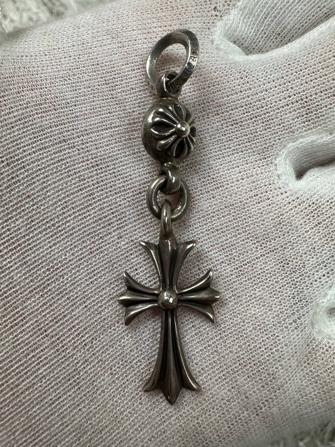 [OS] 정품 크롬하츠 원 볼 타이니 크로스 참 상품이미지4