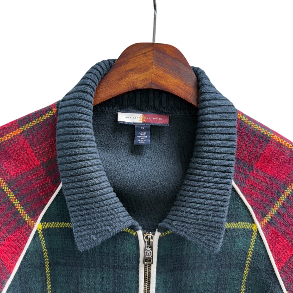 [XS] 타미힐피거 타탄체크 니트 자켓 상품이미지6