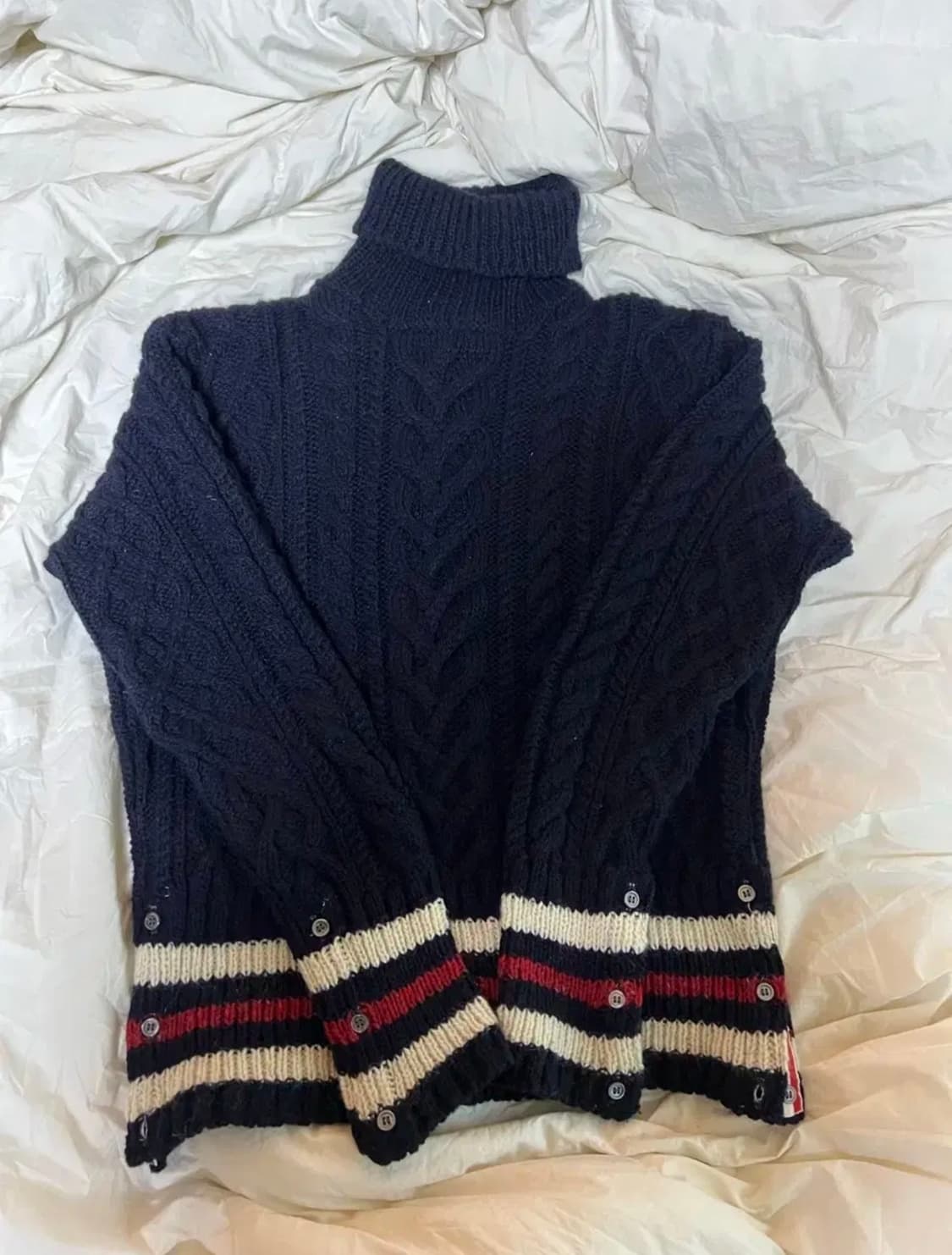 톰브라운 백택 와플 니트 사이즈 2 상품이미지3