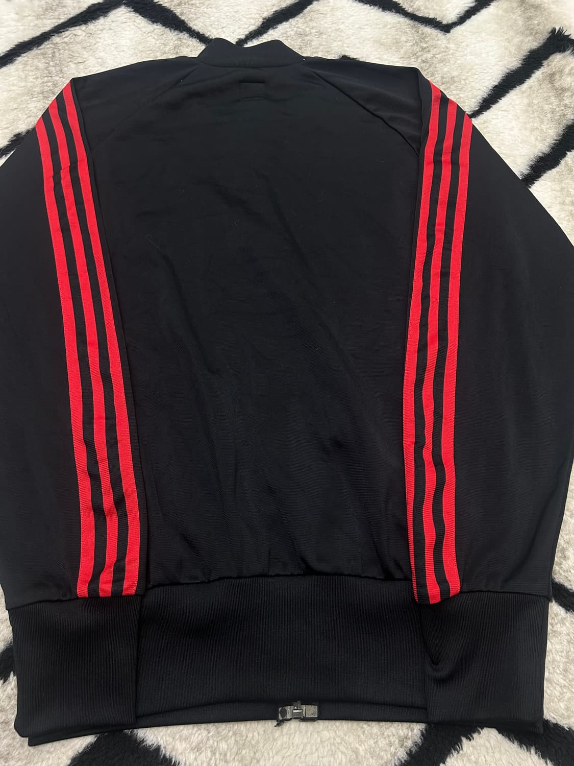 [XL]아디다스 슈퍼스타 트랙탑/블랙레드 상품이미지4