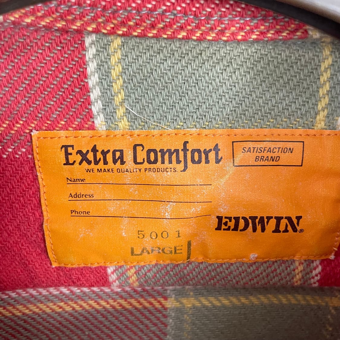 에드윈 플란넬 셔츠 상품이미지6