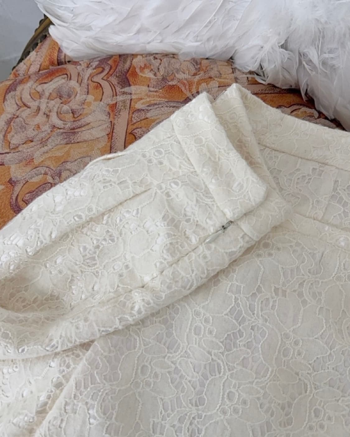 Ivory lace short pants  상품이미지5