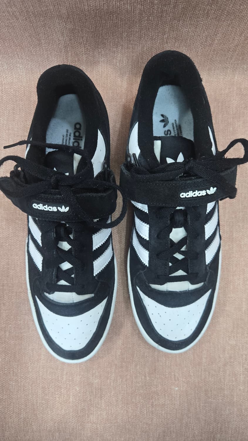 아디다스 300mm- 포럼 로우 블랙 화이트 상품이미지2