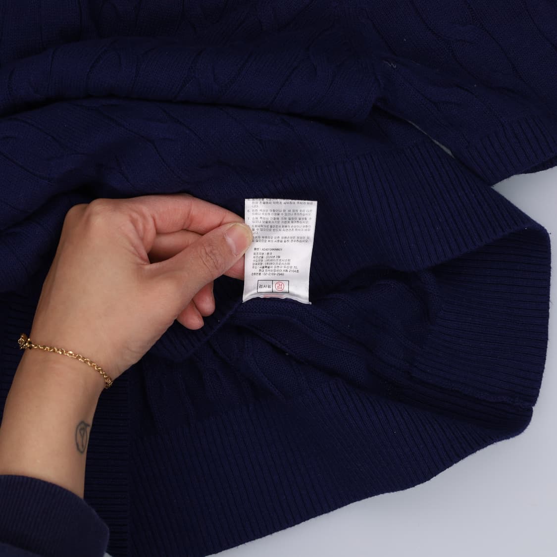 95 버버리힐스폴로 반팔니트 0325H1 상품이미지5