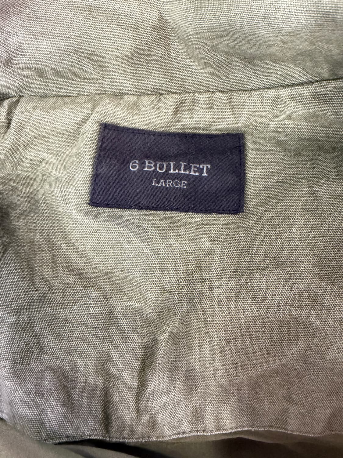 6BULLET 밀리터리 카키 자켓 상품이미지6