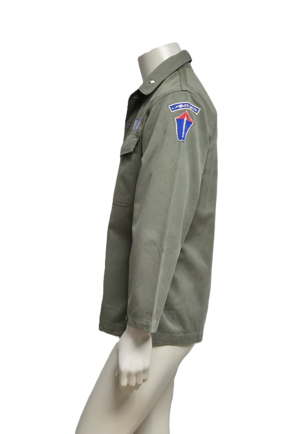 해병대 구형 육군보병학교 70년대 초군반 소위 민무늬 전투복 (M) 상품이미지2