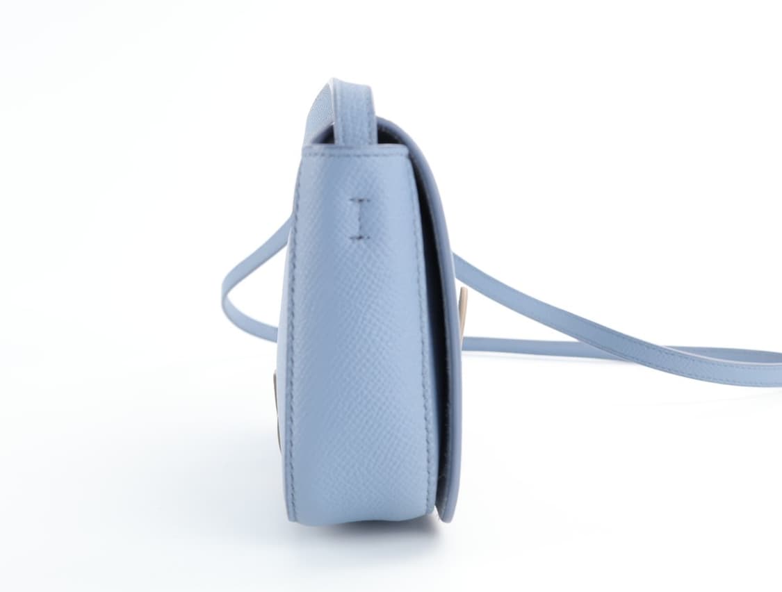 셀린느 송아지 가죽 스트랩 클러치백 크로스백 스카이블루 상품이미지3