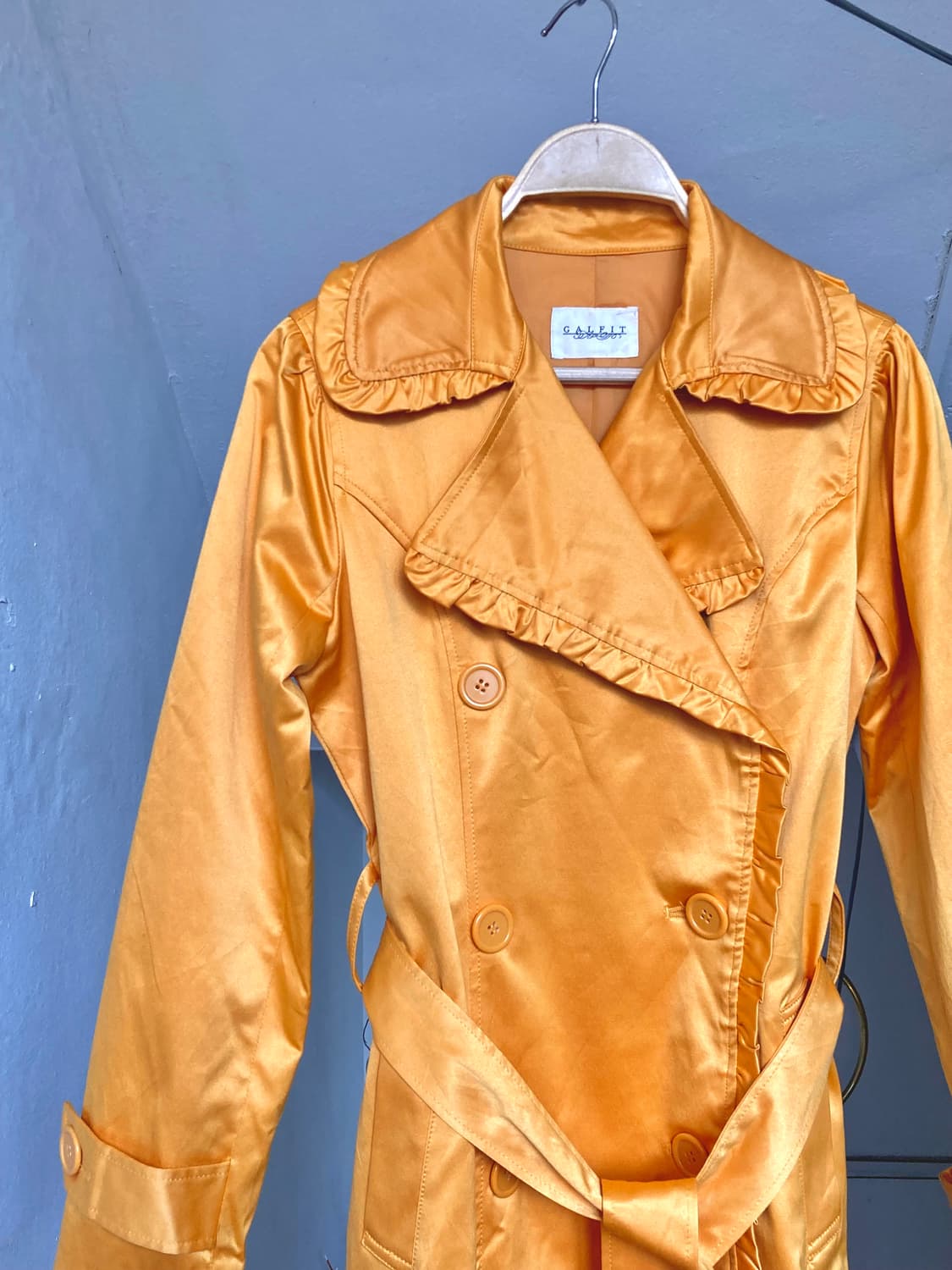 개나리 러플 코트•자켓 상품이미지2