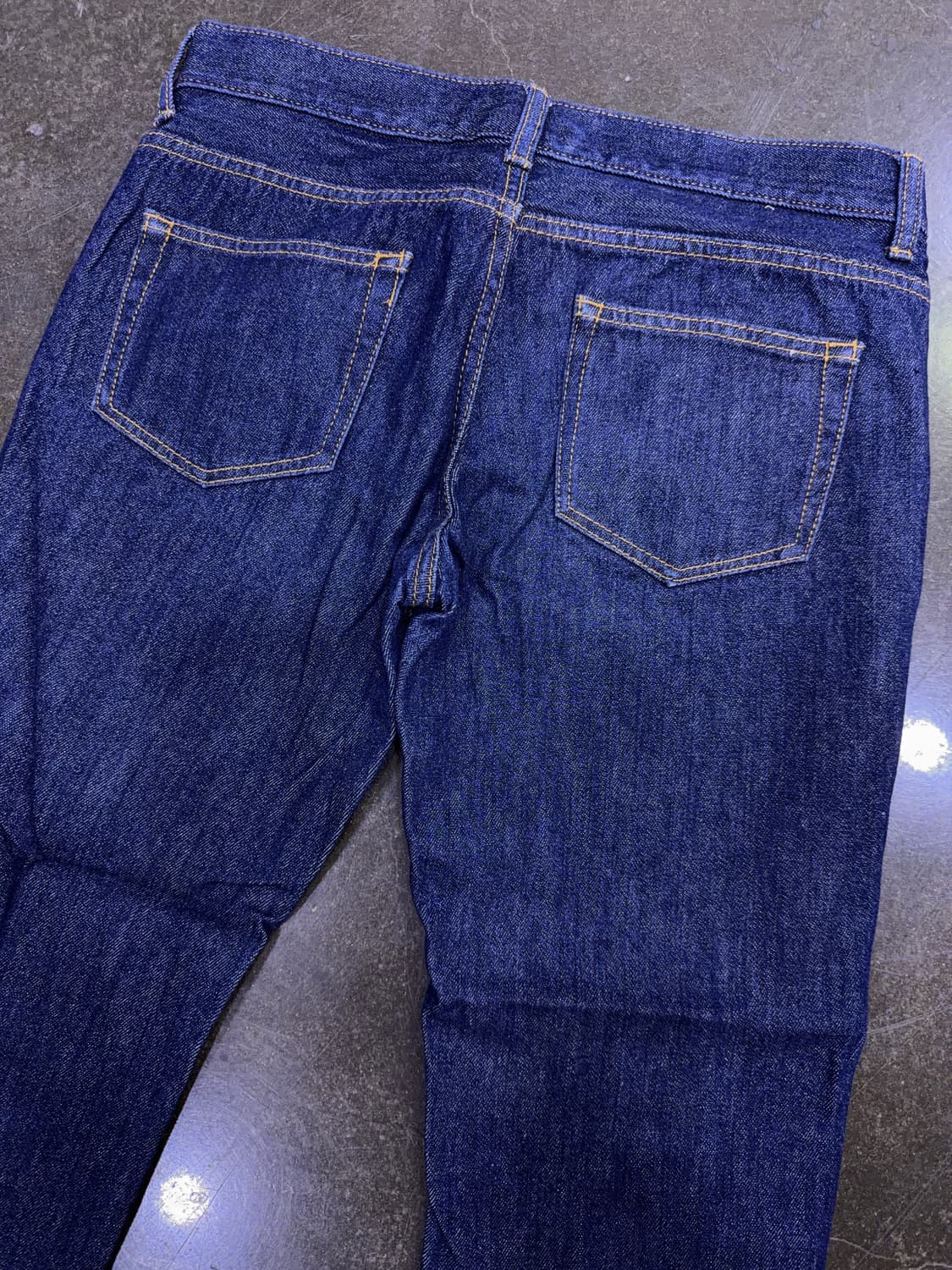 빔즈 하트 딥인디고 슬림 데님팬츠 1사이즈 상품이미지7