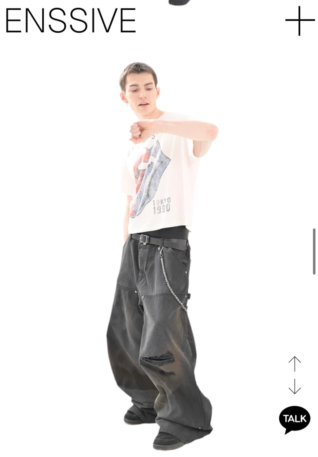 [2] 엔시브 STRIPED CARPENTER PANTS 상품이미지2